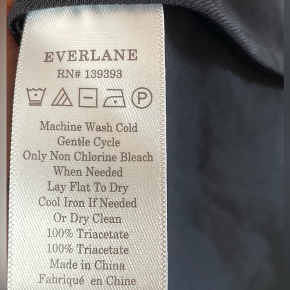 Everlane Japanese GoWeave Sleeveless Cocoon Dress Black V-Neck Size 14 (large) - Picture 5 of 8